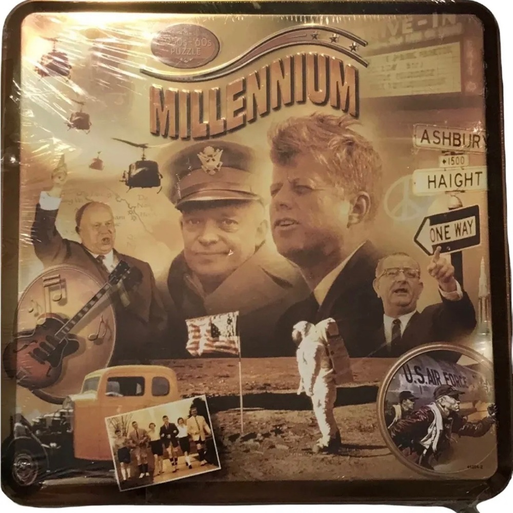 Millennium Puzzle: 1950 - 1960 1000 Piece Special Tin Edition Brand New Sealed